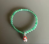 Green Aventurine Sai Baba Charm skinny