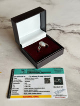 Opal Silver Ring (Certified)