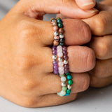 Rhodonite Crystal Ring