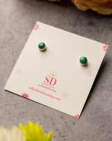 Malachite Crystal Earrings