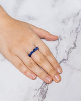 Blue Kyanite Crystal Ring