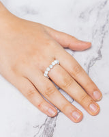 Howlite Crystal Ring