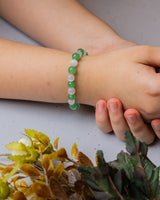 Green Aventurine And Selenite Bracelet