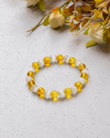 Citrine And Selenite Bracelet