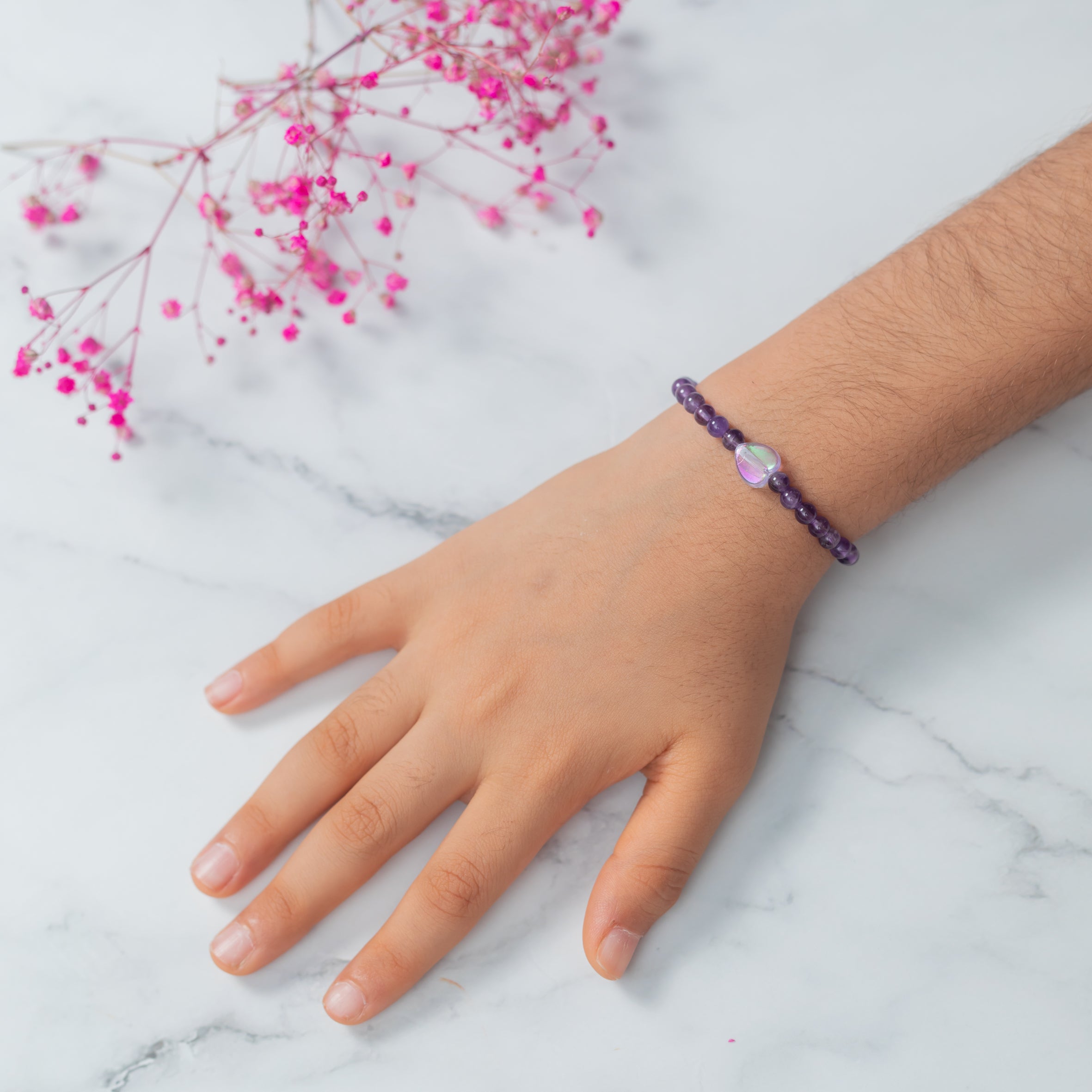 Amethyst Kids Bracelet – SD Holistic Healing - Main Image