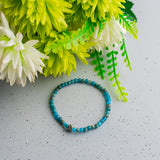 Blue Apatite Skinny Bracelet