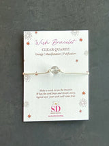 Clear Quartz Wish Bracelet
