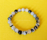 Balance and Protection Tourmalinated Quartz Bracelet