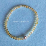 Citrine Skinny Bracelet 4mm