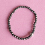 Pyrite Skinny Bracelet 4mm