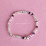 Multi Fluorite Skinny Bracelet 4mm
