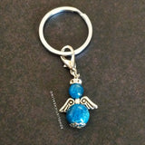 Blue Apatite Guardian Angel Charm