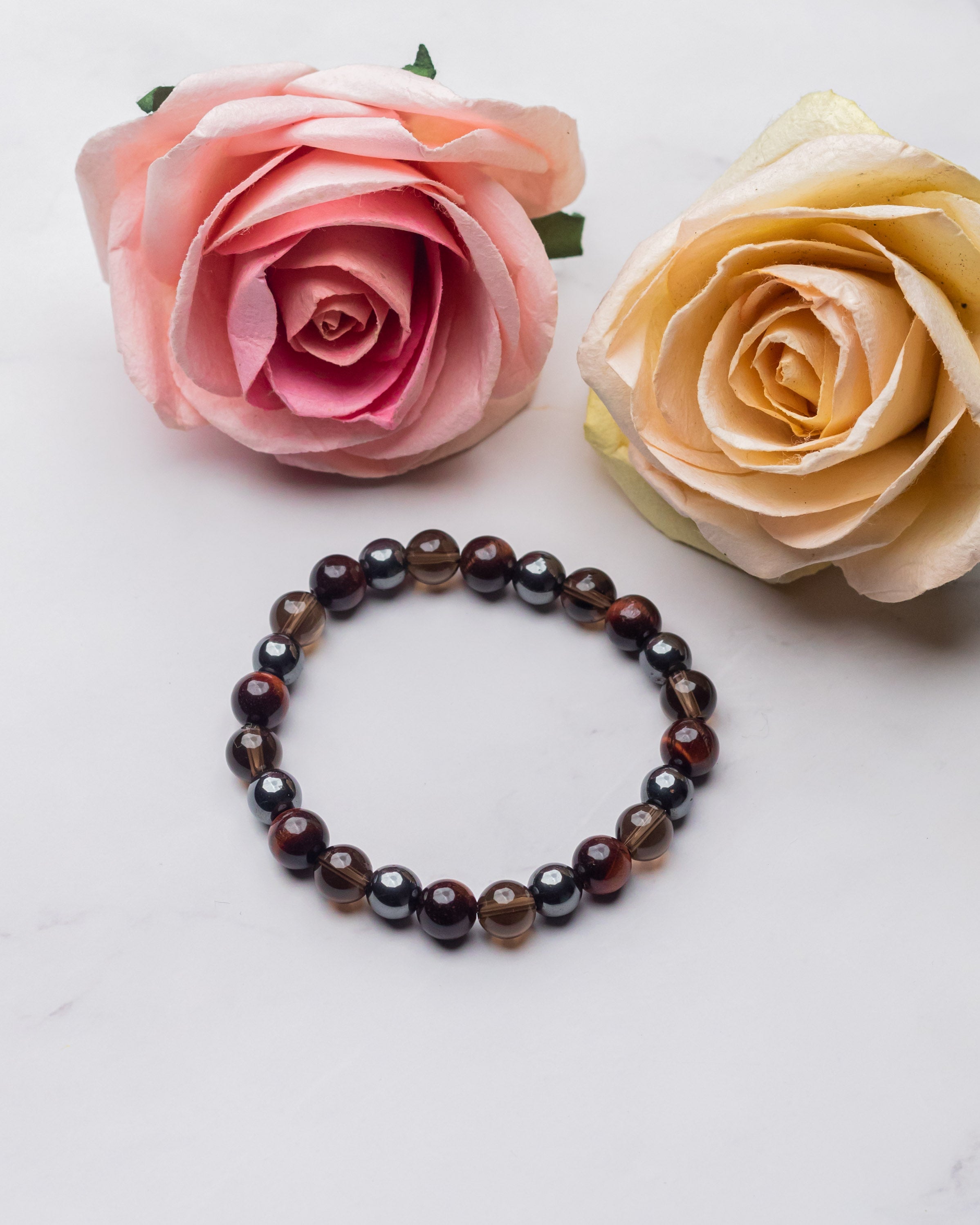 Red tiger eye men's on sale bracelet