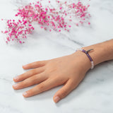 Amethyst and Rose Quartz Kids Bracelet