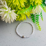 Blue Lace Agate Skinny Bracelet 4mm