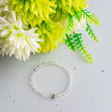 Clear Quartz Skinny Bracelet