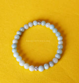Blue Lace Agate Slim Bracelet