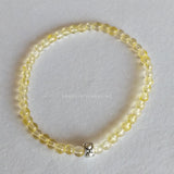 Citrine Skinny Bracelet 4mm