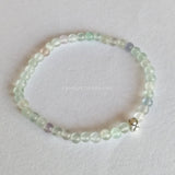 Green Fluorite Skinny Bracelet 4mm