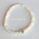 Moonstone Skinny Bracelet 4mm