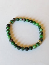Ruby Zoisite Slim Bracelet