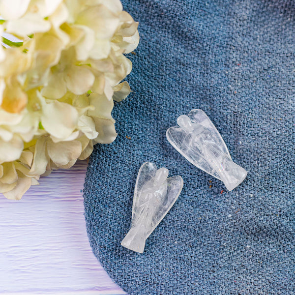 Clear Quartz Guardian Angel