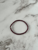 Pink Tourmaline Skinny Bracelet