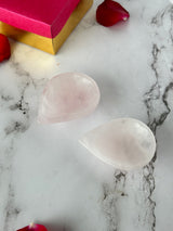 Radiant Heart Diyas (Rose Quartz)