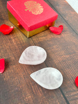 Radiant Heart Diyas (Rose Quartz)