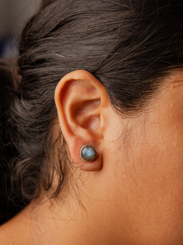 Labradorite Crystal Earrings