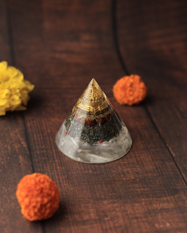 Shri Yantra Orgonite Pyramid