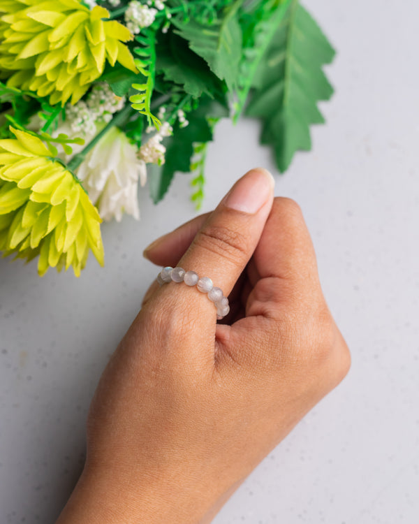 Labradorite Crystal Ring