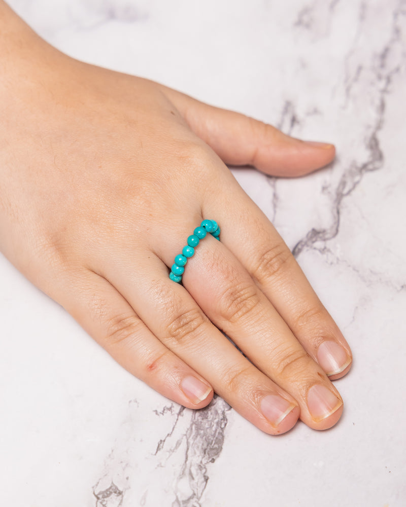 Turquoise Crystal Ring