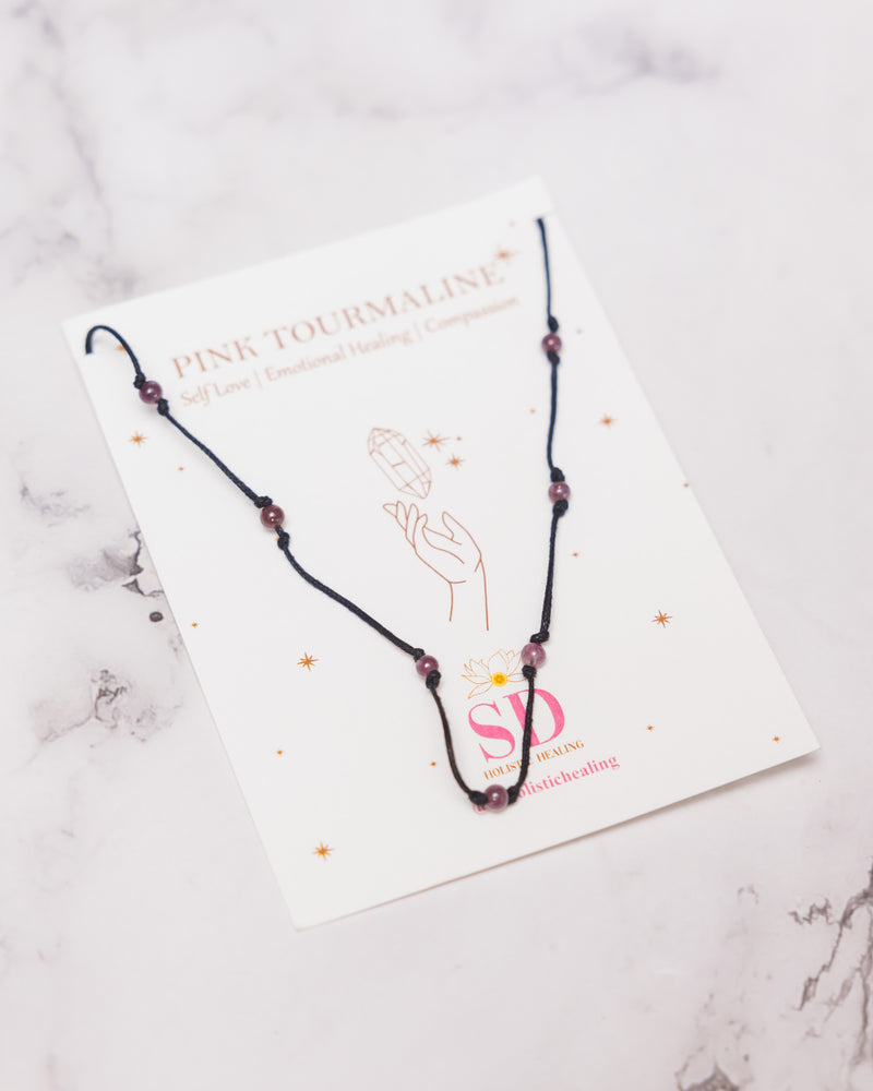 Pink Tourmaline Necklace