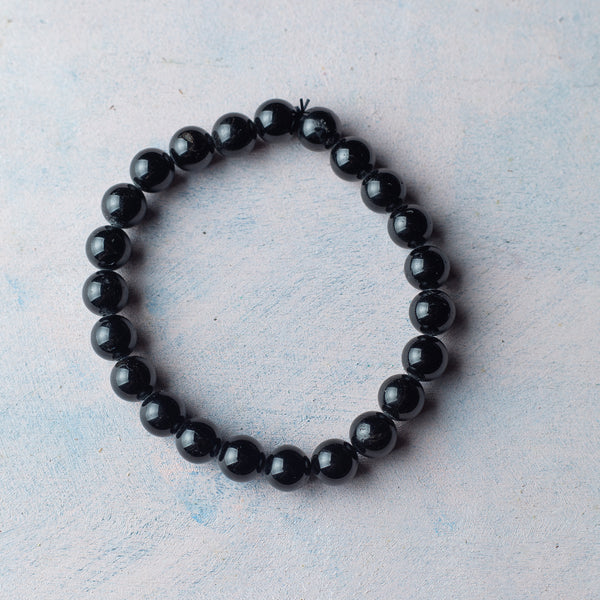 Black Tourmaline Bracelet / Empath Protection Jewelry / Minimalist Bracelet  gift | eBay