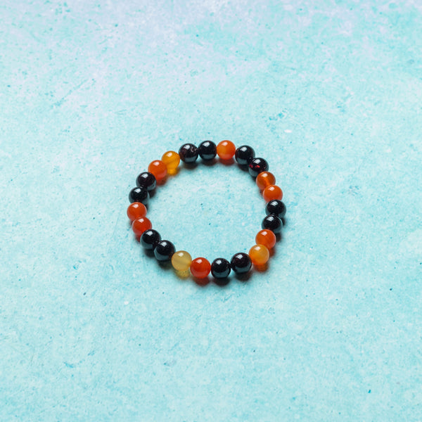 Carnelian And Garnet Bracelet