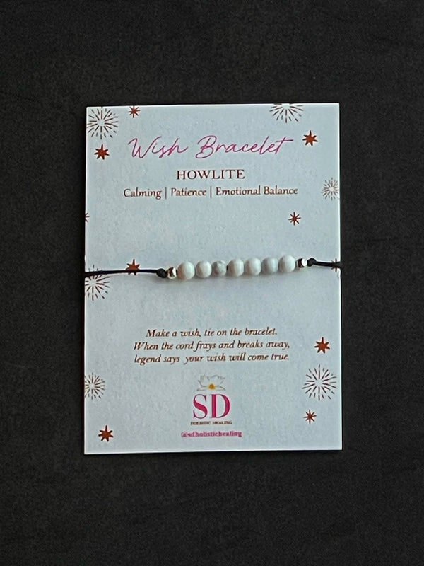 Howlite Wish Bracelet