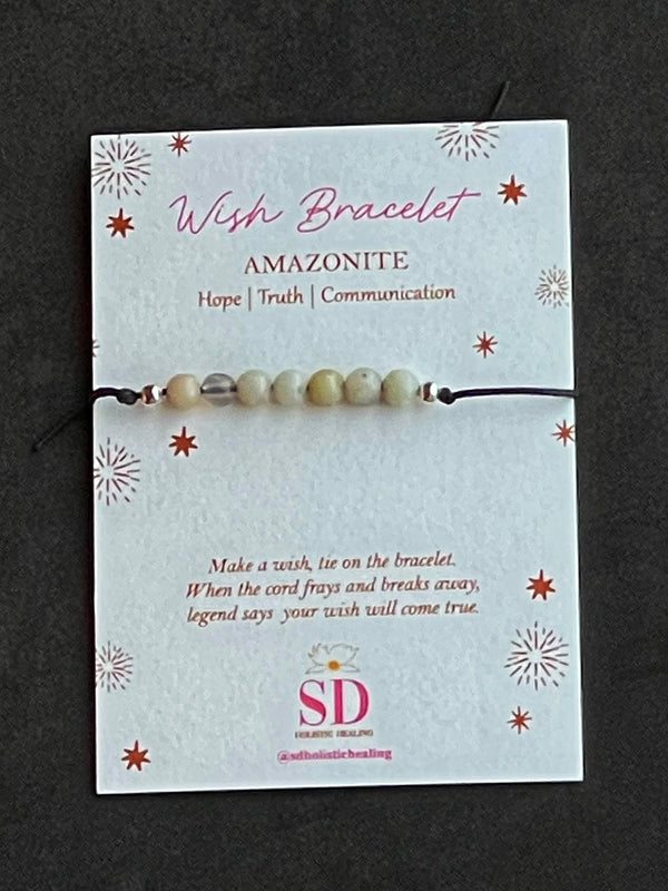 Amazonite Wish Bracelet