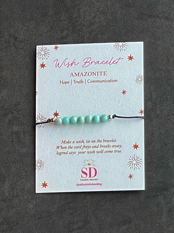 Amazonite Wish Bracelet