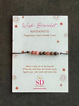 Rhodonite Wish Bracelet