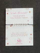 Clear Quartz Wish Bracelet