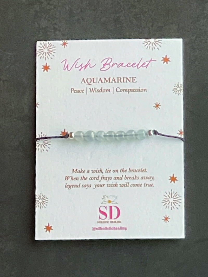 Aquamarine Wish Bracelet