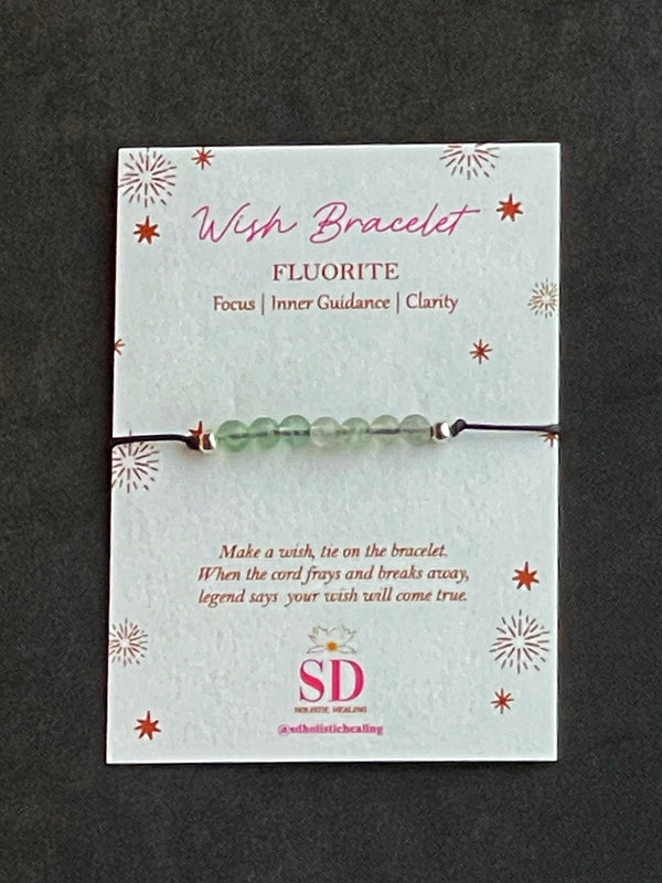 Fluorite Wish Bracelet