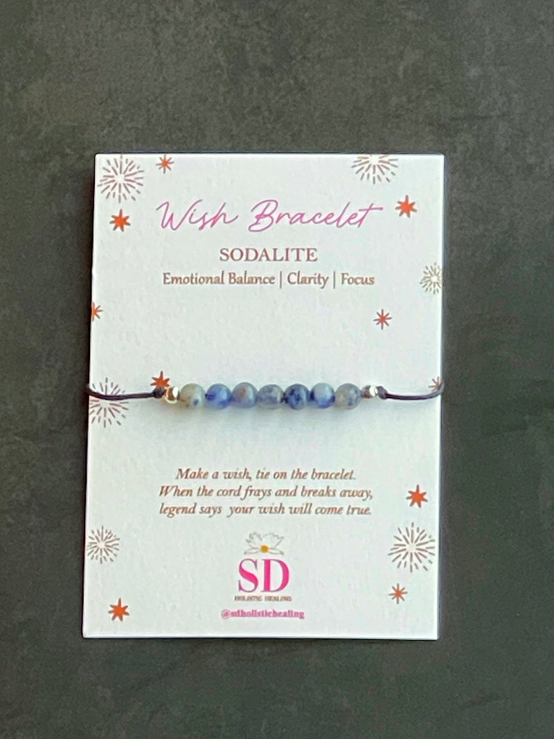 Sodalite Wish Bracelet