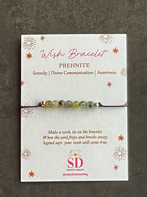 Prehnite Wish Bracelet