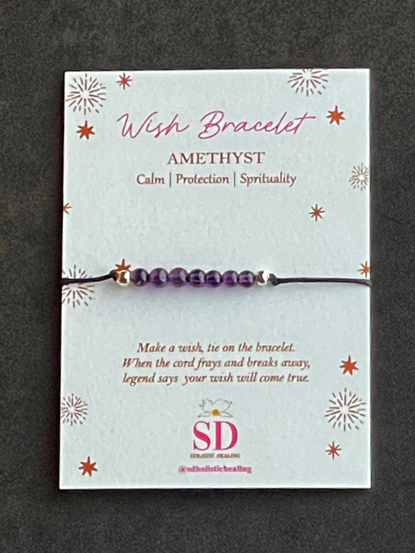 Amethyst Wish Bracelet