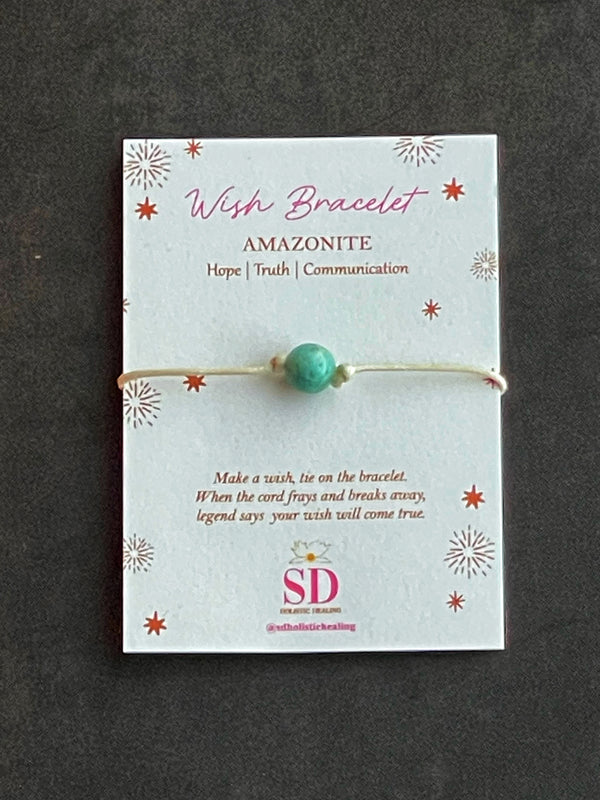 Amazonite Wish Bracelet