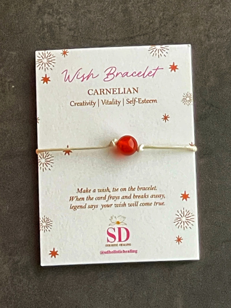 Carnelian Wish Bracelet