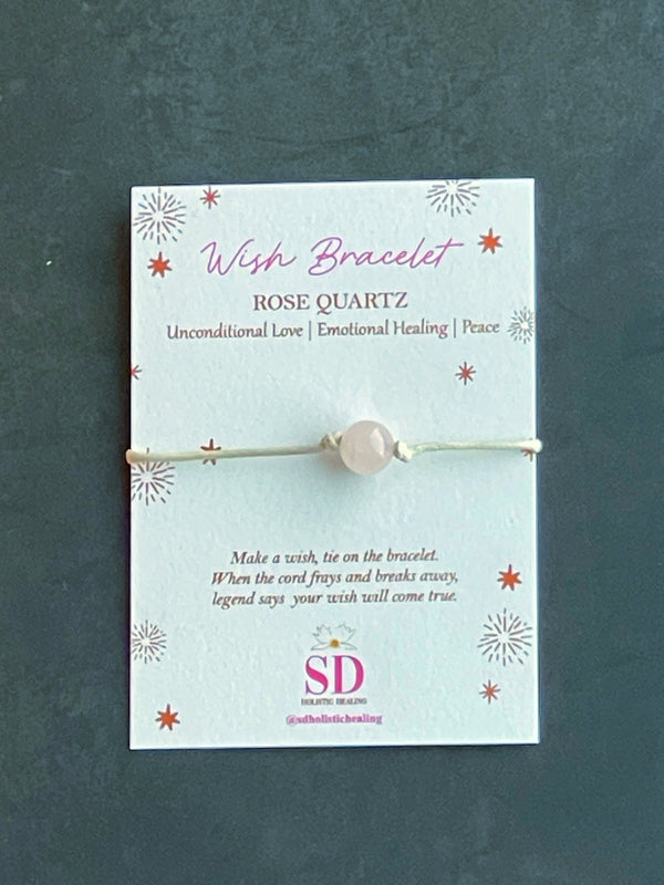 Rose Quartz Wish Bracelet