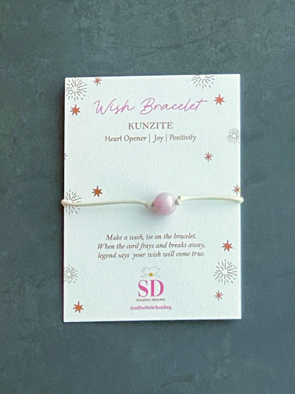 Kunzite Wish Bracelet